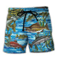 Fishing May The Fish Be With You Humor – Beach Short