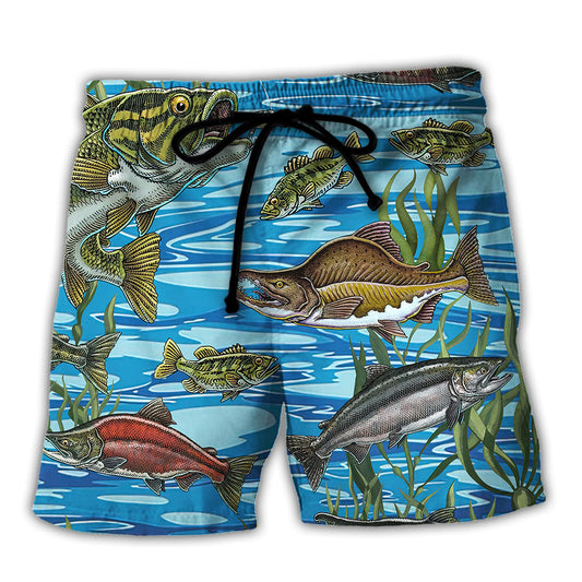 Fishing May The Fish Be With You Humor – Beach Short