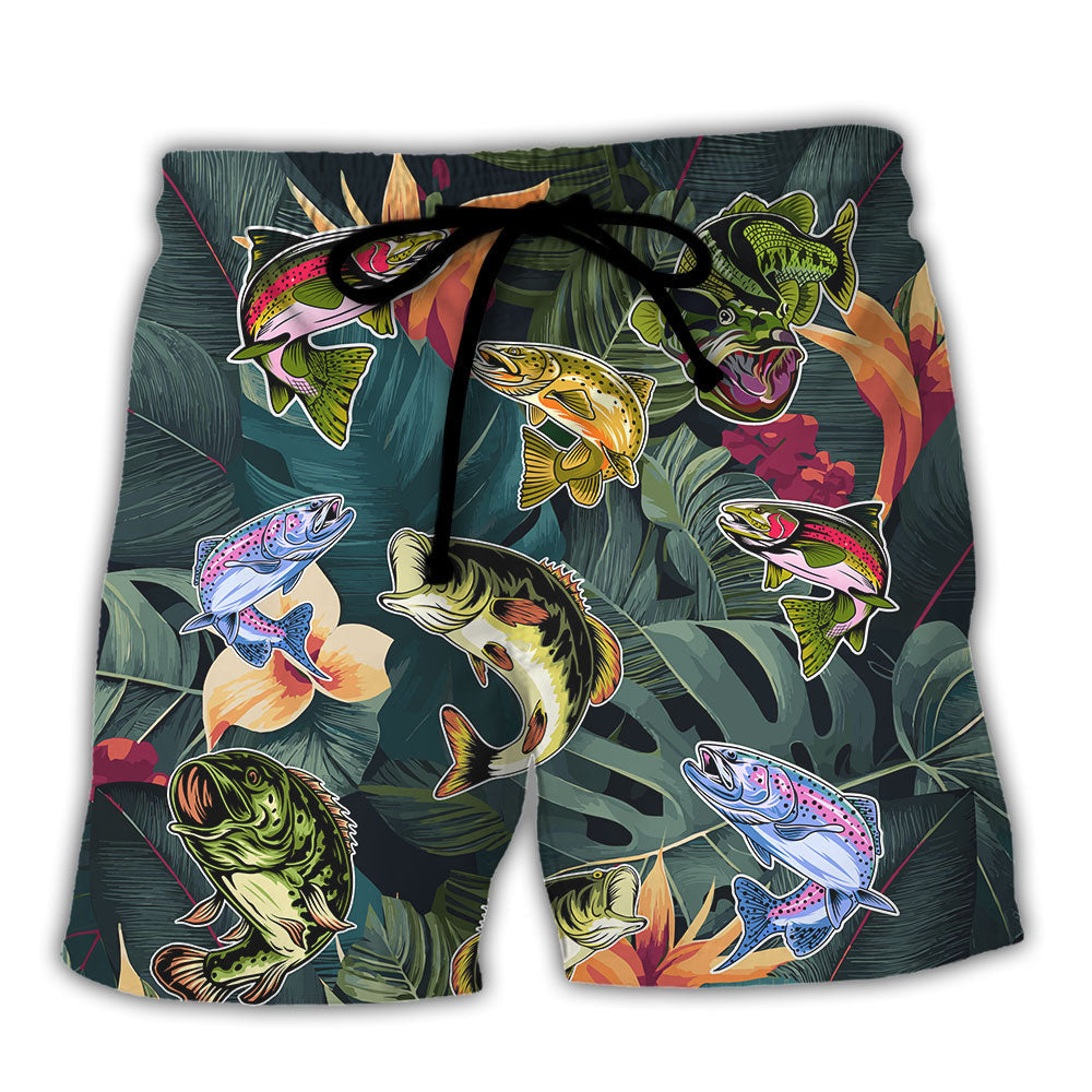 Fishing If I’m Missing I’m Gone Fishing - Beach Short