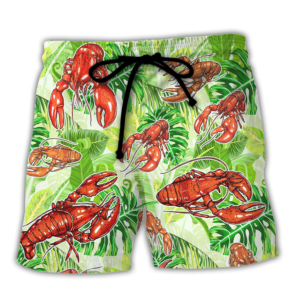 Lobster Be Yourself Or Be A Lobster Tropical Humor – Beach Short