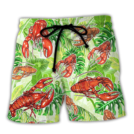 Lobster Be Yourself Or Be A Lobster Tropical Humor – Beach Short