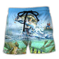 Fishing If I'm Missing I'm Fishing Humor - Beach Short