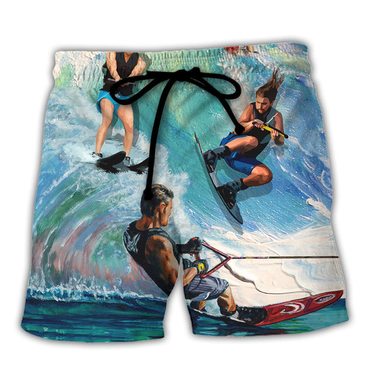 Waterskiing Burn Off The Crazy Water Ski Lover – Beach Short