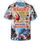 Rugby Saved Me From Being a Pornstar Funny Rugby Quote Gift Colorful - Hawaiian Shirt