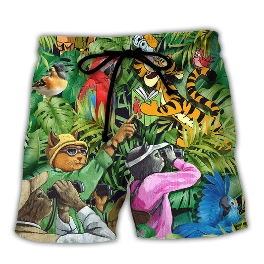 Bird Watching Saved Me Now I’m Just A Bird Lover – Beach Short