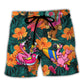 Flamingo Bigfoot Life Is Better At The Beach – Beach Short
