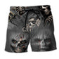 Skull What Scares You Excites Me - Beach Short