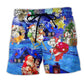 Koala Merry Christmas Holiday Art – Beach Short