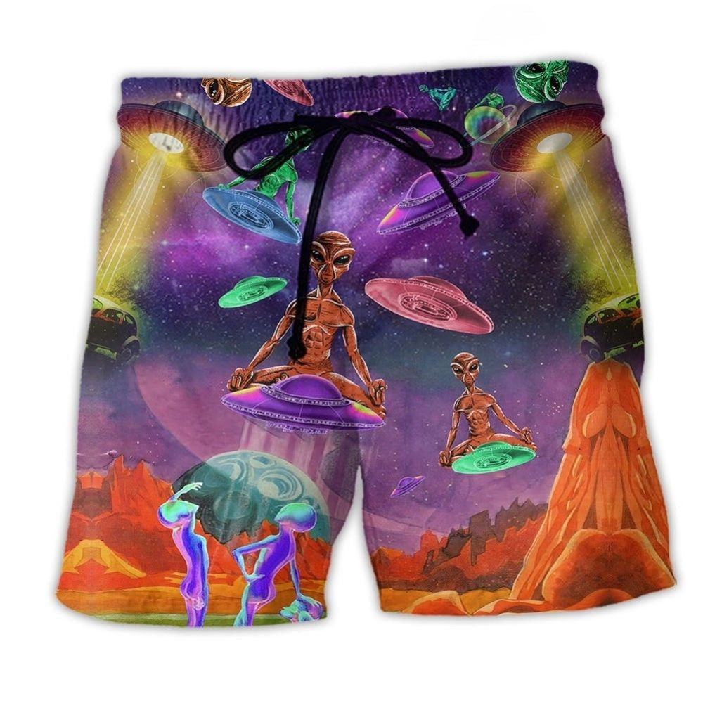 Alien Galaxy UFO Adventure – Beach Short