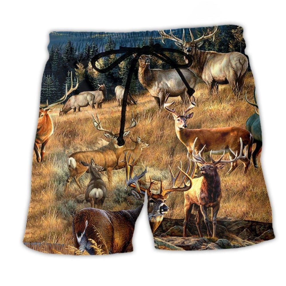 Deer Wild Nature Good Things – Beach Short