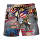 America Let Freedom Reign Style – Beach Short