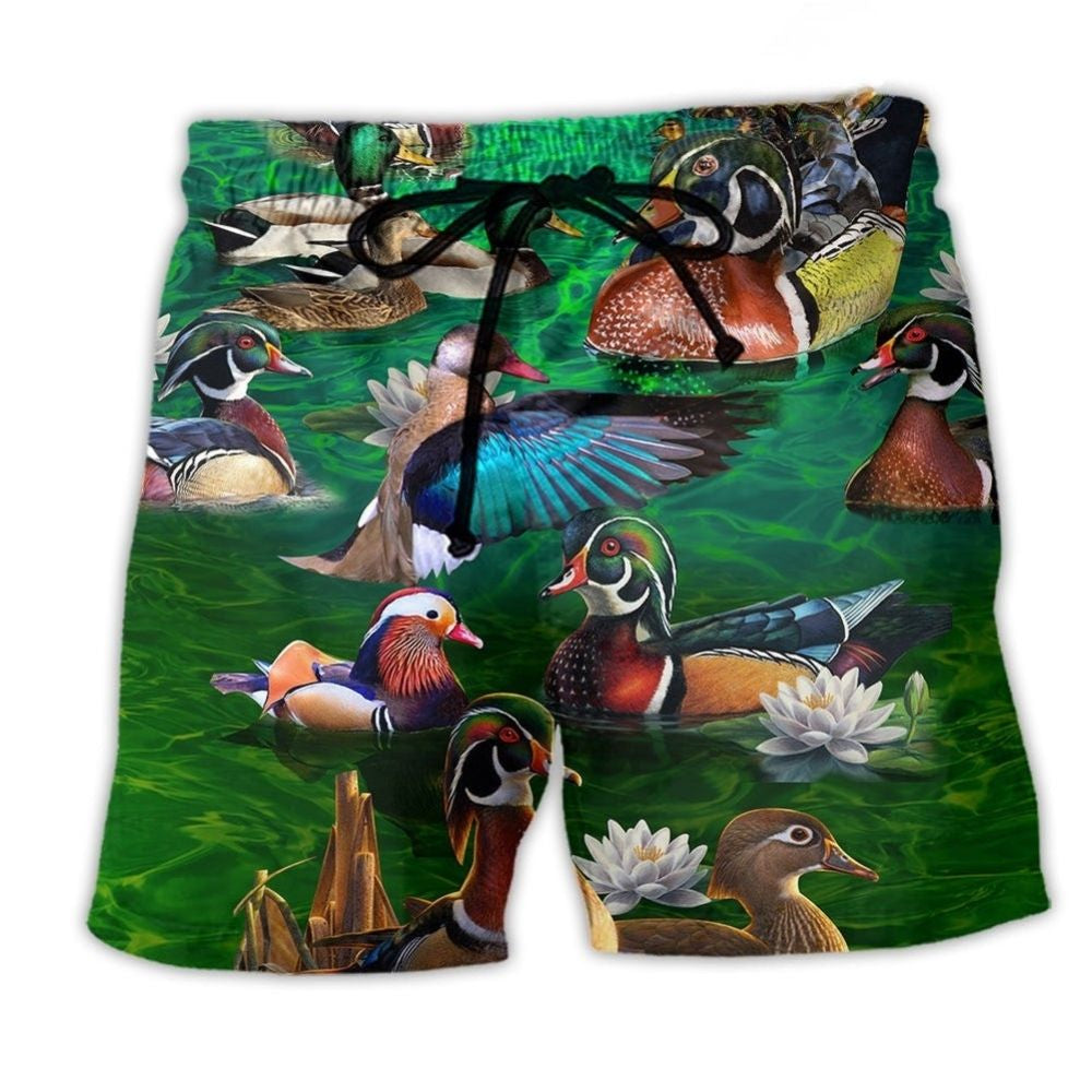 Duck Wild All You Need Is Love – Beach Short