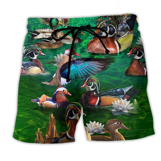 Duck Wild All You Need Is Love – Beach Short