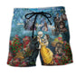 Romantic Skull Love Life – Beach Short