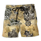 Pirate Ship Riding Skull – Beach Short