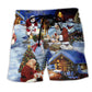 Jesus The Best Gift Christmas Faith - Beach Short