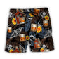 Bourbon Butterflies Tropical Art - Beach Short