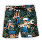 Electrician Tropical Pattern - Beach Short