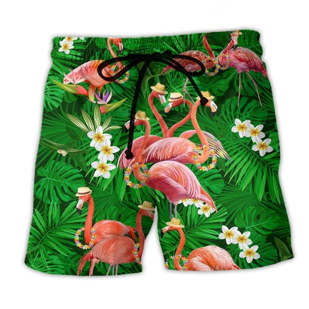 Flamingo Stand Tall - Beach Short