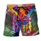 Dragonfly Dreamcatcher Love Art - Beach Short