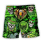 Skull St Patrick Art - Beach Short
