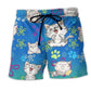 Cat Love And Companionship - Beach Short