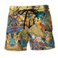 Egyptian Pharaoh King Inspired Art – Beach Short