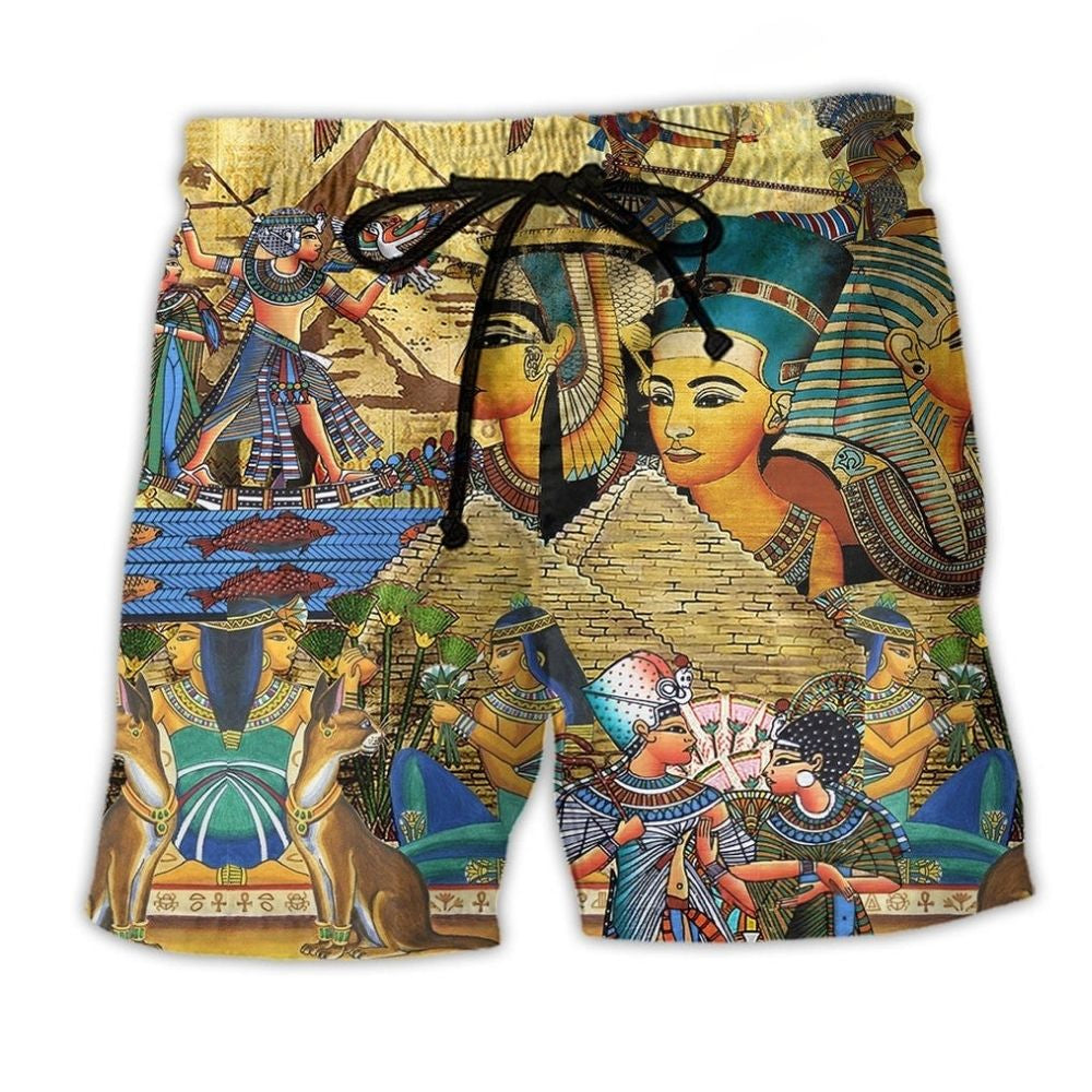 Egyptian Pharaoh King Inspired Art – Beach Short