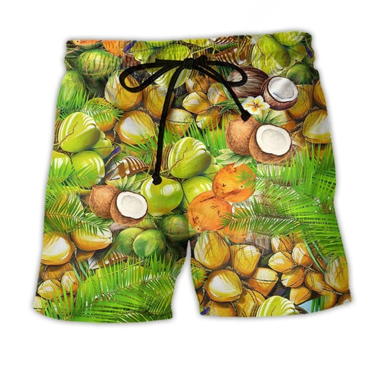 Fresh Coconut Summer Vibes Art – Beach Short