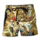 Vintage Baseball Quote Classic Art – Beach Short