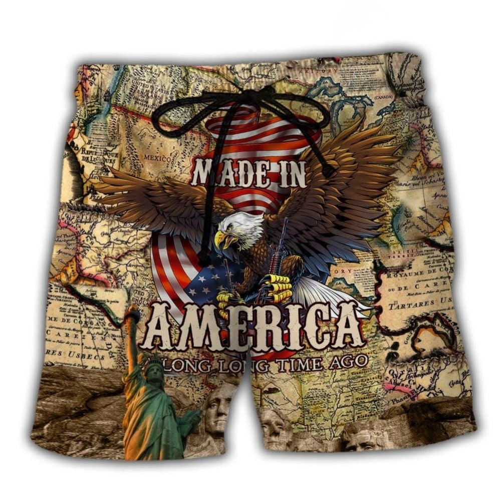 Made In America Vintage Style Art – Beach Short