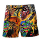 Africa Symbol Heritage Art – Beach Short