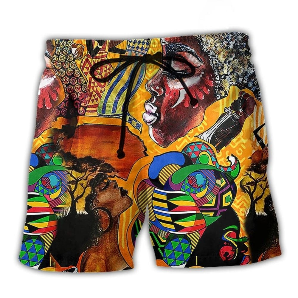 Africa Symbol Heritage Art – Beach Short