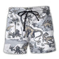 Jurassic Dinosaur Artistic Style – Beach Short