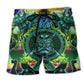 Viking Green Christmas Art – Beach Short
