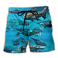 Submarine Ocean Adventure Art – Beach Short