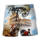 Ancient Rome Empire Inspired Art – Beach Short