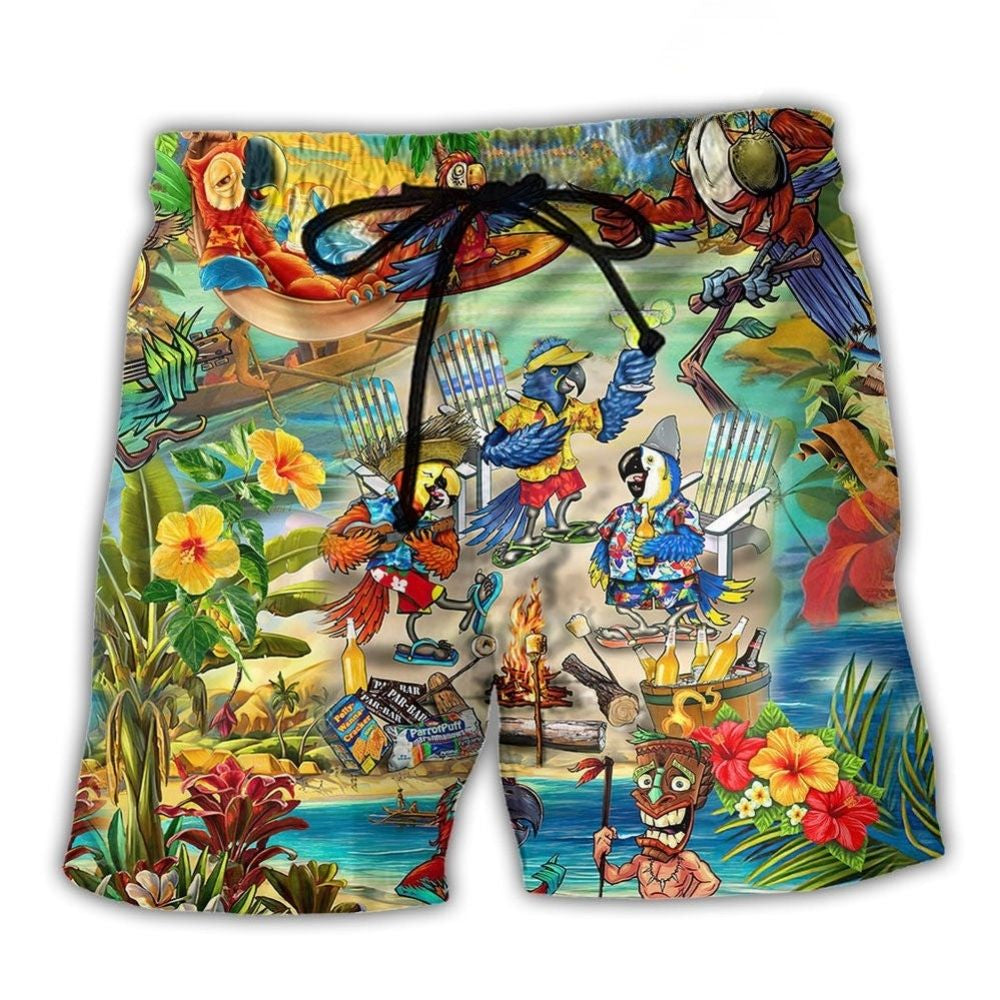 Parrot Hawaii Tropical Party – Beach Short
