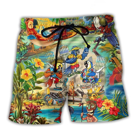 Parrot Hawaii Tropical Party – Beach Short