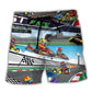 Fast Racing Speed Graphic Style – Beach Short