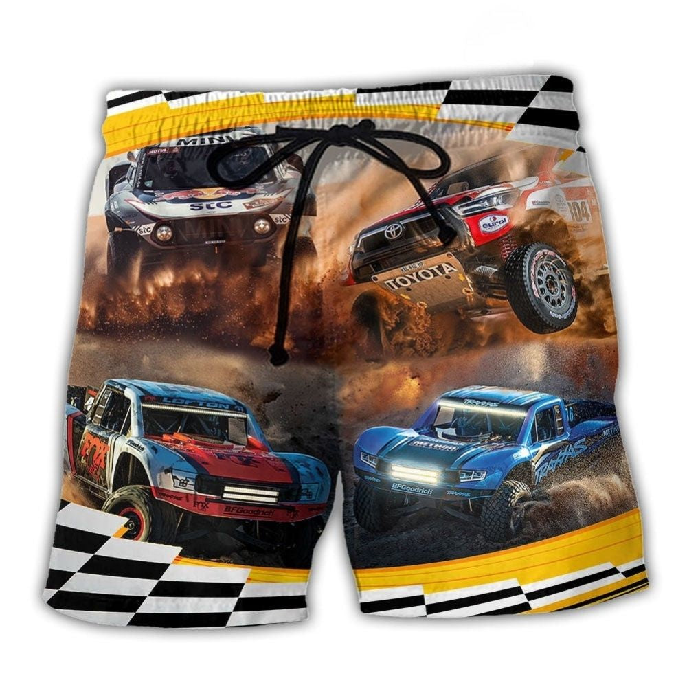Off Road Car Racing Lifestyle – Beach Short