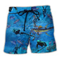 Blue Ocean Discovery Art – Beach Short