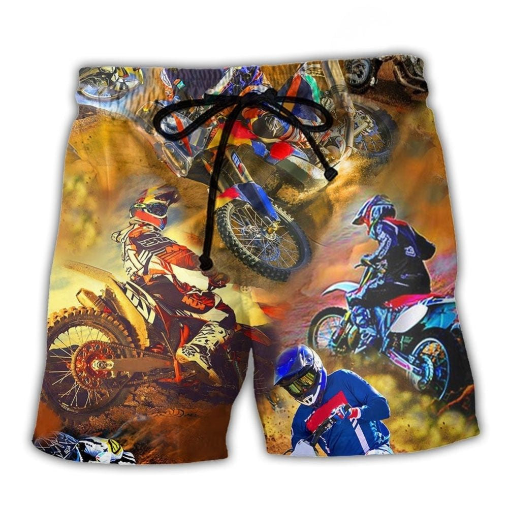 Motorcycle Gear Shift Racing – Beach Short