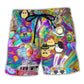 Hippie Easter Peace Life – Beach Short