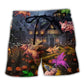 When Pigs Fly Halloween Art – Beach Short