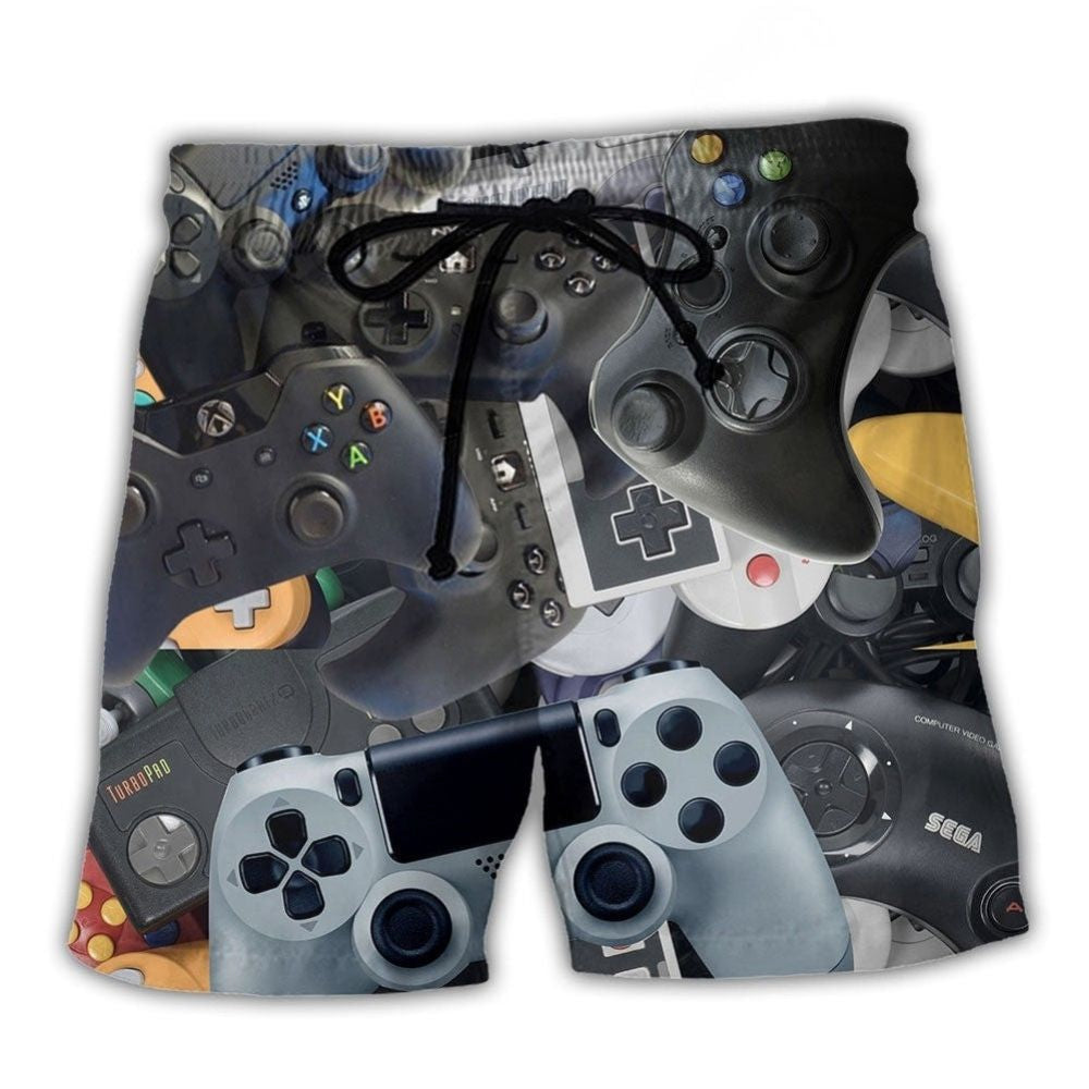 Game Controller Level Up – Beach Short