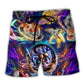 Galaxy Food Forever Art – Beach Short