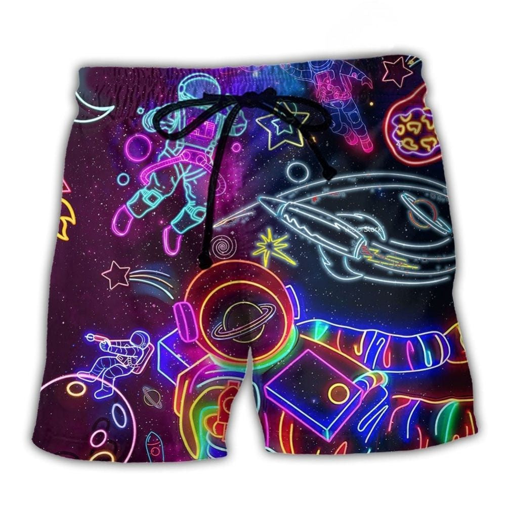 Astronaut Galaxy Escape – Beach Short