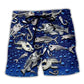 Fishing Bones Graphic – Beach Short