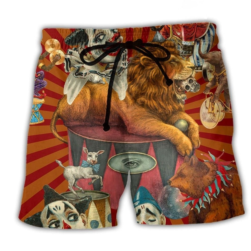Funny Clown Red Style – Beach Short
